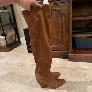 Marc Fisher Brown Over the Knee Boots